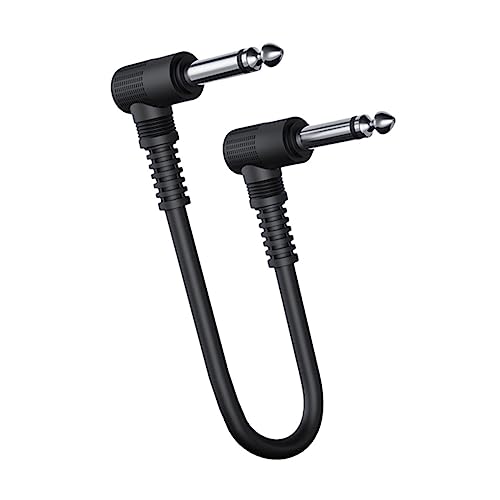 HANABASS Gitarrenkabel für Effektpedale Geräuschloses Patchkabel Hochwertiges Tastaturkabel mit Sauerstofffreiem für Bass und Keyboard Anwendungen Schwarz HANABASS Gitarrenkabel für Effektpedale Geräuschloses Patchkabel Hochwertiges Tastaturkabel mit Sauerstofffreiem für Bass und Keyboard Anwendungen Schwarz von HANABASS