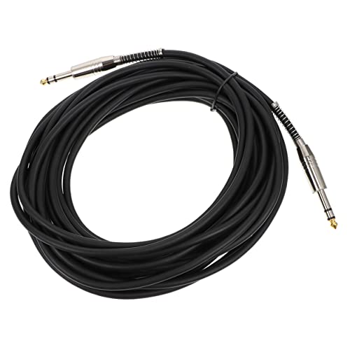 HANABASS Gitarrenkabel mit Vergoldeten Steckern Audio Kabel für Mikrofon und Gitarre Robust und Langlebig für Bühnenauftritte von HANABASS