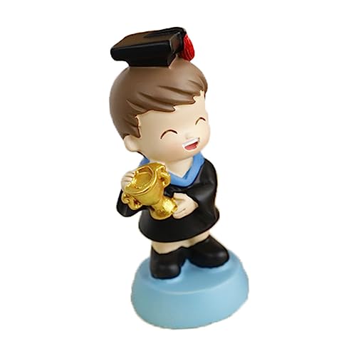 HANABASS Graduation Cake Topper mit Figur Liebevolle Tortendeko für Abschlussfeiern Kreative Kuchenornamente Figur zur Verschönerung von Torten und Partydekoration HANABASS Graduation Cake Topper mit Figur Liebevolle Tortendeko für Abschlussfeiern Kreative Kuchenornamente Figur zur Verschönerung von Torten und Partydekoration von HANABASS