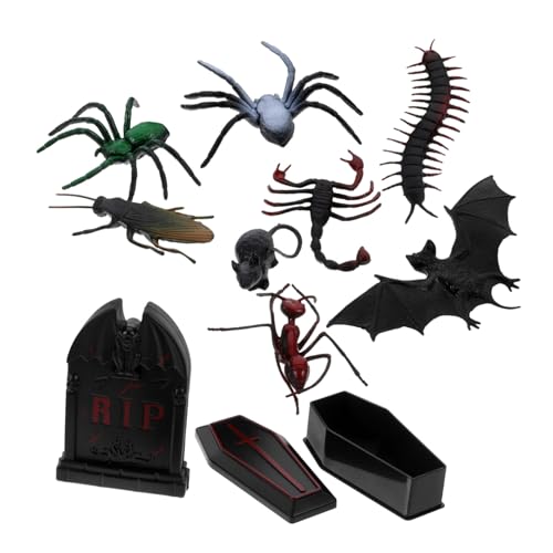 HANABASS Halloween Miniatur Deko Teiliges mit und Grabstein für Gruselige Tischdekorationen und DIY Halloween Projekte von HANABASS