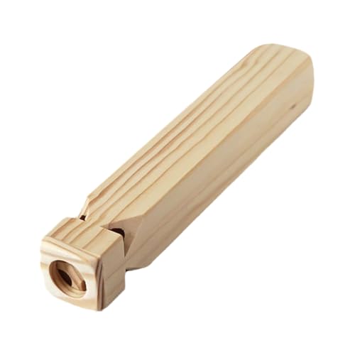 HANABASS Hölzerne Zugpfeife für DIY Musikspielzeug aus Holz Leicht und Tragbar Geburtstagsgeschenk Fördert Kreativität und Musikalität ohne Muster von HANABASS