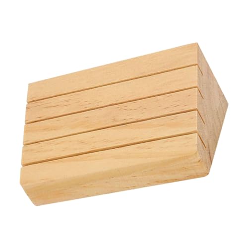 HANABASS Holzkartenhalter für Spielkarten Stabiler Holzständer für Bridge Canasta und Mehr Praktisch und Tragbar für Erwachsene und Senioren von HANABASS