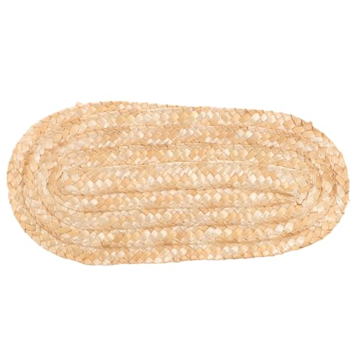 HANABASS Kleiner Strohhut für Puppen Miniatur Handgefertigter Flacher Strohbortenhut DIY Puppendekoration Haltbarer Puppenhut für Puppenhaus und Bastelprojekte HANABASS Kleiner Strohhut für Puppen Miniatur Handgefertigter Flacher Strohbortenhut DIY Puppendekoration Haltbarer Puppenhut für Puppenhaus und Bastelprojekte von HANABASS