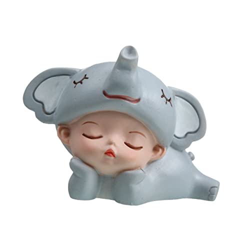 HANABASS Kuchen Deko für Niedliche Tierfigur Sanftem Resin Lebendige Tortendekoration für Geburtstagsfeiern und Kinderpartys für Backideen und Feierlichkeiten von HANABASS