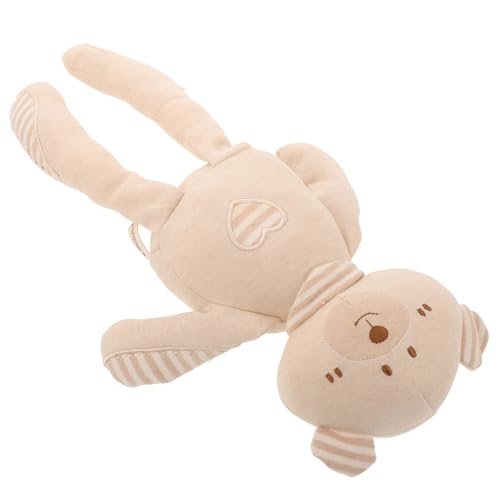 HANABASS Kuscheltierspielzeug für Junge Mädchen Bio Plüschbär mit Langen Beinen für Neugeborene Kleinkinder Beruhigender Begleiter für Schlaf Maschinenwaschbar von HANABASS