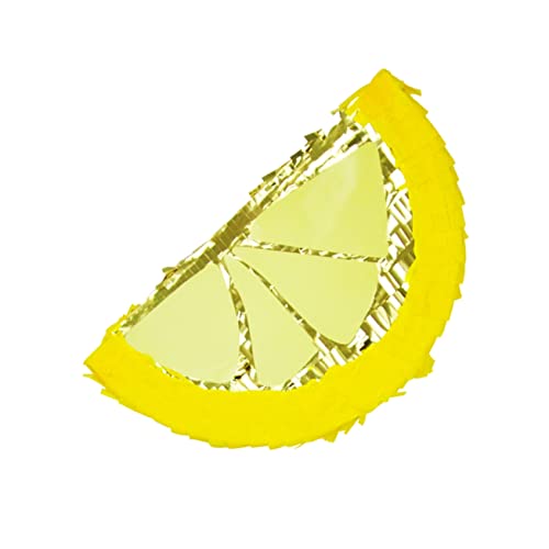 HANABASS Lemon Piñata für Kindergeburtstag Füllbare Deko für Fiesta Geburtstag und Mehr Kreatives Design für Süßigkeiten und Spielzeuge von HANABASS