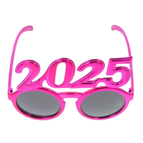 HANABASS Lustige Brille für Neujahrsfeiern Foto Requisiten für Partys Leichte und Bequeme Partybrille Rosa Auffällige Accessoires für Unvergessliche Fotos für Silvester und Feierlichkeiten HANABASS Lustige Brille für Neujahrsfeiern Foto Requisiten für Partys Leichte und Bequeme Partybrille Rosa Auffällige Accessoires für Unvergessliche Fotos für Silvester und Feierlichkeiten von HANABASS