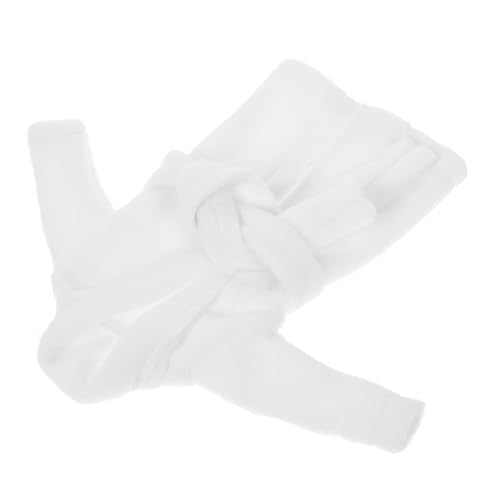 HANABASS Miniatur Puppen Bademantel Weiß Stilvoller Puppen Bademantel als Kleidungszubehör für Puppenliebhaber Elegantes Design Passende Kleidung für Miniaturpuppen HANABASS Miniatur Puppen Bademantel Weiß Stilvoller Puppen Bademantel als Kleidungszubehör für Puppenliebhaber Elegantes Design Passende Kleidung für Miniaturpuppen von HANABASS