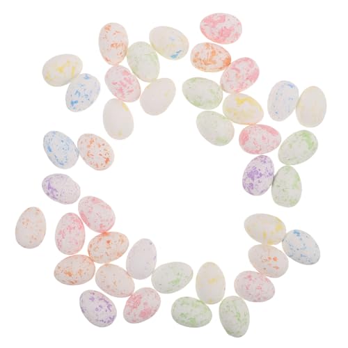 HANABASS Osterei-geschenkpaket Deko-Eier Aus Schaumstoff Schaumeier Zum Basteln Mini -schäume Eierdekorationen Konfetti-Eier Eierdekorationsornamente Eierdekorationen Für Party Plastik von HANABASS