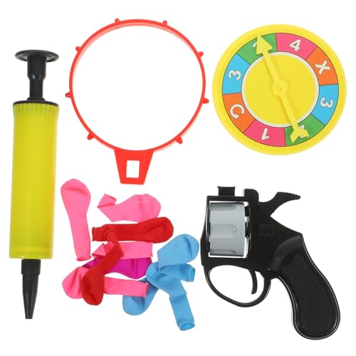 HANABASS Party Spielset Roulette Ballonspiel Interaktives Gesellschaftsspiel für Geburtstag Familienfeier Teamaktivität Pranks Lustiges Partyspiel mit Drehbarem Funkenrad Zufällige Farbe von HANABASS