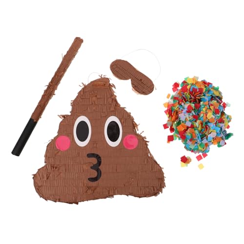 HANABASS Poop Pinata Partyspiel mit Augenbinde Konfetti Hängedekoration für Erwachsene Lustige Geburtstagsparty-deko Interaktives Familienspiel Zufällige Farbe HANABASS Poop Pinata Partyspiel mit Augenbinde Konfetti Hängedekoration für Erwachsene Lustige Geburtstagsparty-deko Interaktives Familienspiel Zufällige Farbe von HANABASS