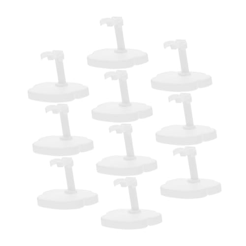HANABASS Puppenständer 10 Stück Vertikaler Puppenständer Für Puppenzubehör Stabil Und Tragbar 16cm Hoch Für Zuhause Und Shops von HANABASS