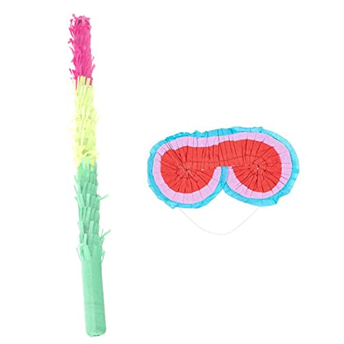 HANABASS Teiliges Pinata Spielset für Bunten Pinata Schlägern Leicht zu Greifen für Partyspiele Geburtstage und Festliche Anlässe von HANABASS
