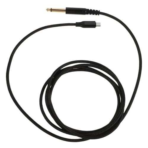 HANABASS USB C zu Gitarrenkabel Hochwertiges Audio Verbindungskabel für Elektrische Gitarren Kompaktes und Tragbares Aufnahmekabel mit Plug And Play ohne Treiber für Musiker und Aufnahmen von HANABASS