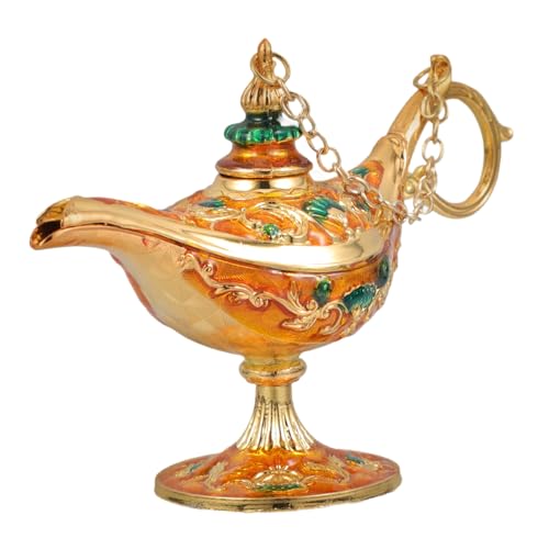 HANABASS Vintage Retro Dekorative Lampe Kreative Tischdekoration für Wohnzimmer Party Gold Orange von HANABASS
