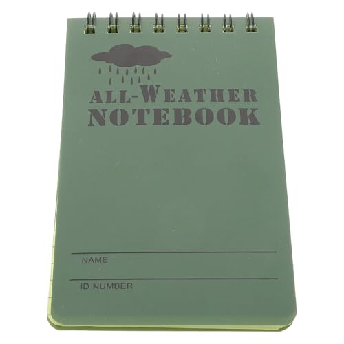 HANABASS Wasserdichte Klebrige Noten Notizbuch Notebook-büro Spiralnotenbuch Kleiner Spulennotizblock Multifunktions-notebook Notizblock Für Studenten Papier Green HANABASS Wasserdichte Klebrige Noten Notizbuch Notebook-büro Spiralnotenbuch Kleiner Spulennotizblock Multifunktions-notebook Notizblock Für Studenten Papier Green von HANABASS