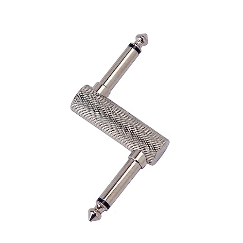 HANABASS Z Effektpedal Stecker für Gitarre und Bass Klinkenstecker Adapter Professionelle Verbindung Geeignet für Pedalboards Langlebig und Rostbeständig für Musikinstrumente von HANABASS