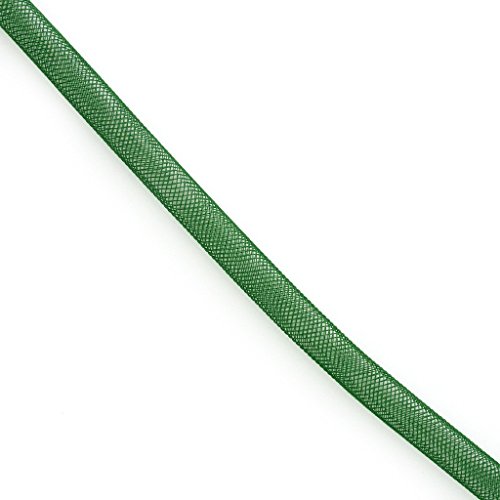 HAND ® Tubular CRIN Emerald Green Elastic Leichte Millinery Trim - Durchmesser 8 mm Appx 30 Meter pro Packung von HAND