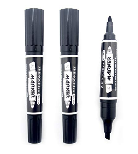 Permanent Marker , Doppelseitig, Dick-Dünn, Packung mit 3, Black - Holen Sie sich den Deal! Permanent Marker , Doppelseitig, Dick-Dünn, Packung mit 3, Black - Holen Sie sich den Deal! von HAND