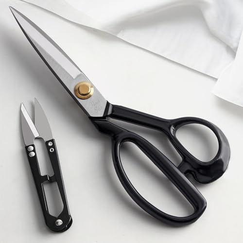 Handi Stitch Schneiderschere Nähschere Stoffschere scharf mit Fadenschneider - Profi Textilschere Nähzubehör aus Edelstahl – Schere zum Schneiden von Stoff - Zubehör zum nähen Handi Stitch Schneiderschere Nähschere Stoffschere scharf mit Fadenschneider - Profi Textilschere Nähzubehör aus Edelstahl – Schere zum Schneiden von Stoff - Zubehör zum nähen von HANDI STITCH