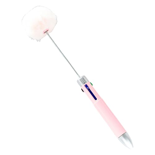 HANGELI 4-in-1 Perlenstift, mehrfarbiger Kugelschreiber, 4 Farben in 1, einziehbarer Kugelschreiber für Schüler und Lehrer HANGELI 4-in-1 Perlenstift, mehrfarbiger Kugelschreiber, 4 Farben in 1, einziehbarer Kugelschreiber für Schüler und Lehrer von HANGELI