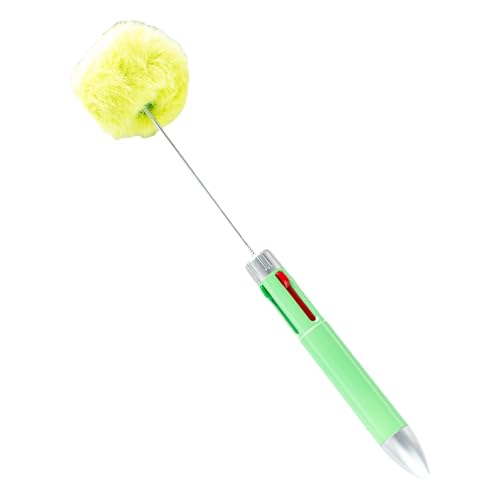 HANGELI 4-in-1 Perlenstift, mehrfarbiger Kugelschreiber, 4 Farben in 1, einziehbarer Kugelschreiber für Schüler und Lehrer von HANGELI