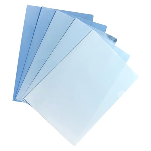HANGELI 5 transparente Aktenhüllen in Briefgröße, durchsichtig, seitlicher Schnitt, Aktendeckel für Aktenpräsentation HANGELI 5 transparente Aktenhüllen in Briefgröße, durchsichtig, seitlicher Schnitt, Aktendeckel für Aktenpräsentation von HANGELI