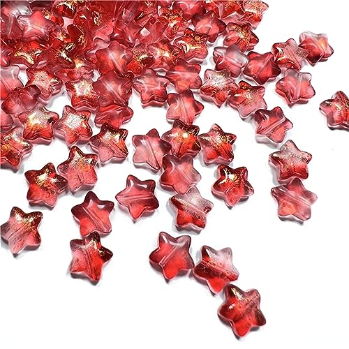 HANGELI 50 Stück Acrylperlen, bunte Perlen, Abstandshalter, Charm, lose Perlen, Schmuckzubehör HANGELI 50 Stück Acrylperlen, bunte Perlen, Abstandshalter, Charm, lose Perlen, Schmuckzubehör von HANGELI