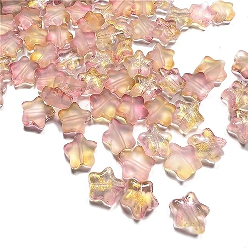 HANGELI 50 Stück Acrylperlen, bunte Perlen, Abstandshalter, Charm, lose Perlen, Schmuckzubehör HANGELI 50 Stück Acrylperlen, bunte Perlen, Abstandshalter, Charm, lose Perlen, Schmuckzubehör von HANGELI