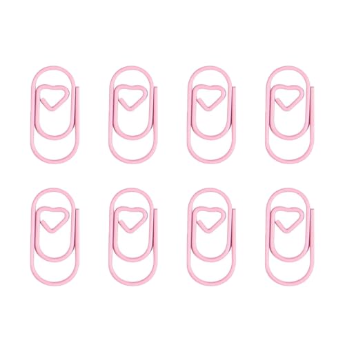 HANGELI Bunte Herz-Büroklammern, 20 mm, kleine Metall-Büroklammern, Aktenhalter, Clip, Metall-Lesezeichen zum Binden von Dateien, Dokumenten, 80 Stück HANGELI Bunte Herz-Büroklammern, 20 mm, kleine Metall-Büroklammern, Aktenhalter, Clip, Metall-Lesezeichen zum Binden von Dateien, Dokumenten, 80 Stück von HANGELI