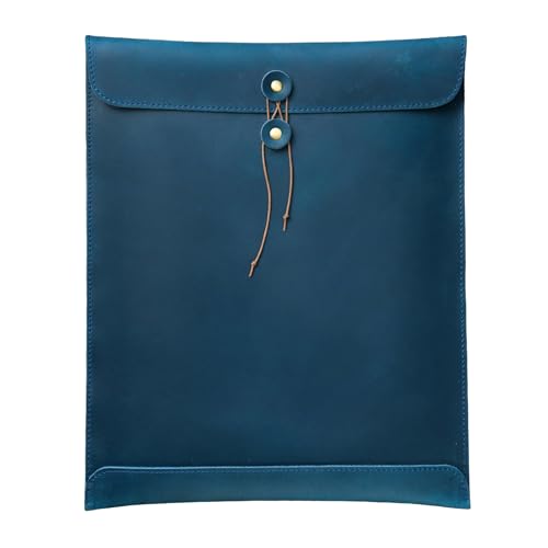 HANGELI Multifunktionale Dokumententasche aus PU-Leder, mit Kordelverschluss, Laptophülle, Briefform, Aktenordner HANGELI Multifunktionale Dokumententasche aus PU-Leder, mit Kordelverschluss, Laptophülle, Briefform, Aktenordner von HANGELI
