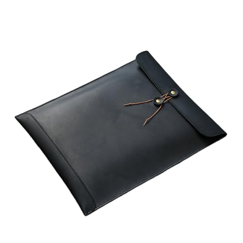 HANGELI Multifunktionale Dokumententasche aus PU-Leder, mit Kordelverschluss, Laptophülle, Briefform, Aktenordner HANGELI Multifunktionale Dokumententasche aus PU-Leder, mit Kordelverschluss, Laptophülle, Briefform, Aktenordner von HANGELI