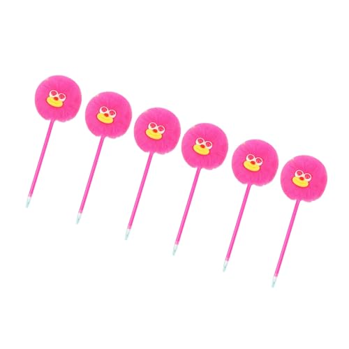 HANGELI Pelz-Kugelschreiber, 1,0 mm, Büro, Schule, Schreibwerkzeug, glatt zu schreiben, für Frauen, Mädchen, Studenten, Schreiben, Journaling, 6 Stück HANGELI Pelz-Kugelschreiber, 1,0 mm, Büro, Schule, Schreibwerkzeug, glatt zu schreiben, für Frauen, Mädchen, Studenten, Schreiben, Journaling, 6 Stück von HANGELI
