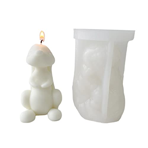HANGELI Silikonform für lange Ohrkerzen, Duft, Epoxidguss, Kerzenherstellung, Werkzeug, handgefertigte Form, Handwerk, Heimdekoration von HANGELI