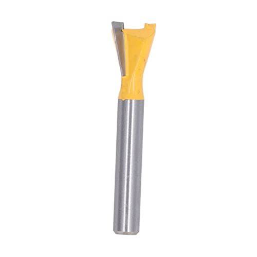 Holzbearbeitungs -Schwalbenschwanz -Router -Bit -Wolfram -Stahl -Legierungs -Trimmwerkzeug für alle Holzbearbeitung 1 4 Zoll Schaft (1/4*1/2) von HANHEFLY
