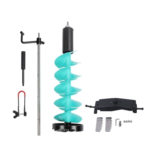 ICE Auger Kit Aluminiumlegierung Bohrer einschneiderte Klinge geeignet für Eisfischereienthusiasten ICE Auger Kit Aluminiumlegierung Bohrer einschneiderte Klinge geeignet für Eisfischereienthusiasten von HANHEFLY