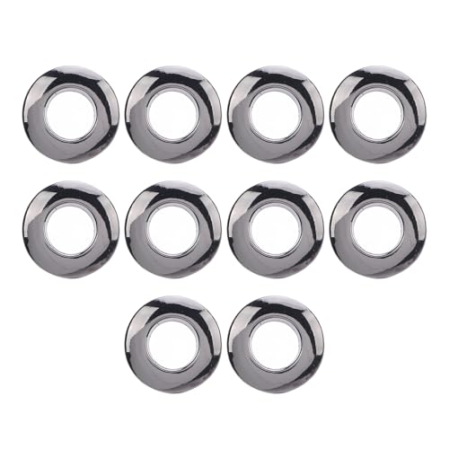 Runde Ösen doppelte Seite Rollte Metall -Jungtiere für Lederhandwerkskleidungsschuhe (Grau) von HANHEFLY