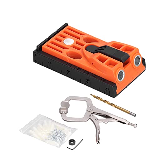 Taschenloch Jig Verstellbarer schräger Locator Klemme Bohrer für Holzbearbeitung Taschenloch Jig Verstellbarer schräger Locator Klemme Bohrer für Holzbearbeitung von HANHEFLY