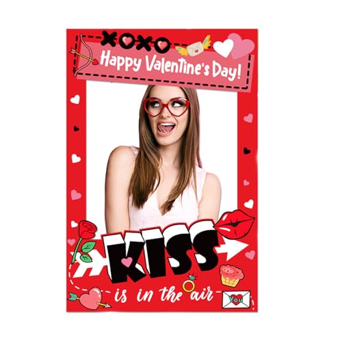 Valentinstag Foto Prop Rahmen Party Photo Booth Requisiten Dekoration Selfie Zubehör für Valentinstag Hochzeit Geburtstag Party Fotografie Dekor Valentinstag Foto Prop Rahmen Party Photo Booth Requisiten Dekoration Selfie Zubehör für Valentinstag Hochzeit Geburtstag Party Fotografie Dekor von HANSAMU