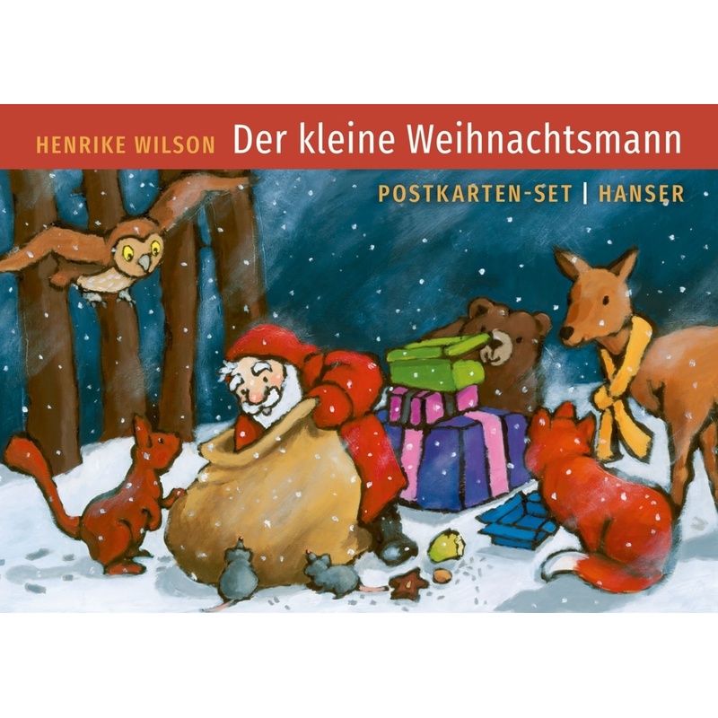Der Kleine Weihnachtsmann Postkarten-Set - Henrike Wilson, von HANSER