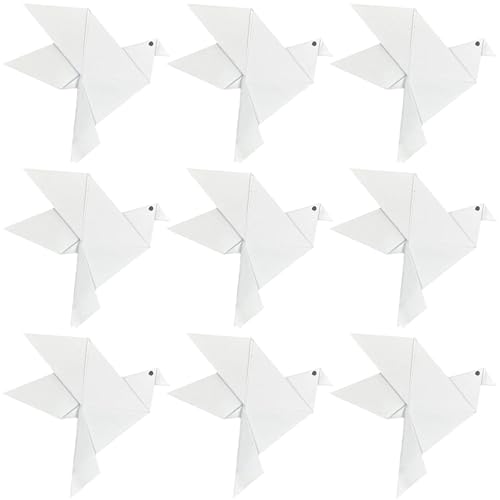 HAOBIN 36 Stück Origami friedenstaube deko Origami Taube Handgefertigte Origamis Vogel Gefaltet Papier friedenstaube Vogelpapier Origami Papierkrane FüR Hochzeitsfeier Hintergrund Home Decor HAOBIN 36 Stück Origami friedenstaube deko Origami Taube Handgefertigte Origamis Vogel Gefaltet Papier friedenstaube Vogelpapier Origami Papierkrane FüR Hochzeitsfeier Hintergrund Home Decor von HAOBIN