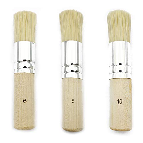 3 Stück Schablonen Pinselstriche Holz, Borstenpinsel, Schablonierpinsel, Farben Pinsel ür Ölmalerei, Acryl, Aquarell Malerei, Schablone Project, Wohnkultur, DIY - 13,5/16/18mm 3 Stück Schablonen Pinselstriche Holz, Borstenpinsel, Schablonierpinsel, Farben Pinsel ür Ölmalerei, Acryl, Aquarell Malerei, Schablone Project, Wohnkultur, DIY - 13,5/16/18mm von HAOCHEN