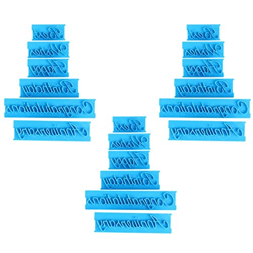 HAOHIZE 3 Set Buchstaben-Kuchenschablone, Handschrift-Buchstaben-Kuchenprägung, Kunststoff-Modell-Kuchendekorationsdruck, Backschablonen, Küchenutensilien, Gadgets für HAOHIZE 3 Set Buchstaben-Kuchenschablone, Handschrift-Buchstaben-Kuchenprägung, Kunststoff-Modell-Kuchendekorationsdruck, Backschablonen, Küchenutensilien, Gadgets für von HAOHIZE