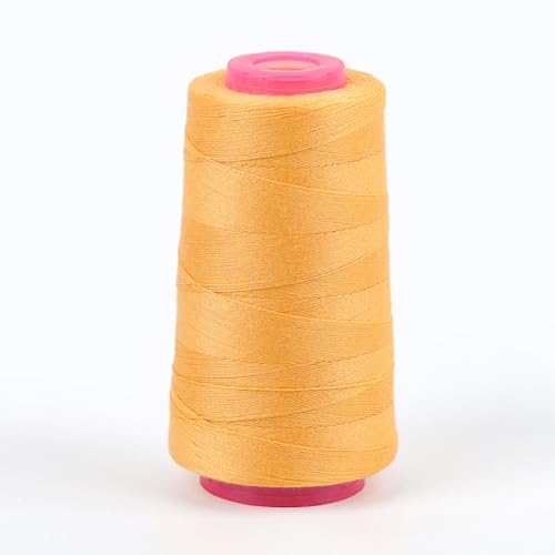 HAORUN Nähgarnspule, mehrfarbig, für DIY-Nähmaterial, robust, Gelb von HAORUN