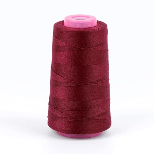 HAORUN Nähgarnspule, mehrfarbig, für DIY-Nähmaterial, solide, langlebig, weinrot HAORUN Nähgarnspule, mehrfarbig, für DIY-Nähmaterial, solide, langlebig, weinrot von HAORUN