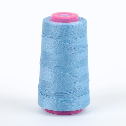 HAORUN Nähgarnspule, mehrfarbig, für DIY-Nähmaterial, solide, langlebig (Himmelblau) von HAORUN