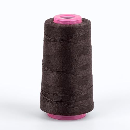 HAORUN Nähgarnspule, mehrfarbig, für DIY-Nähmaterial, solide, langlebig (Kaffee) von HAORUN