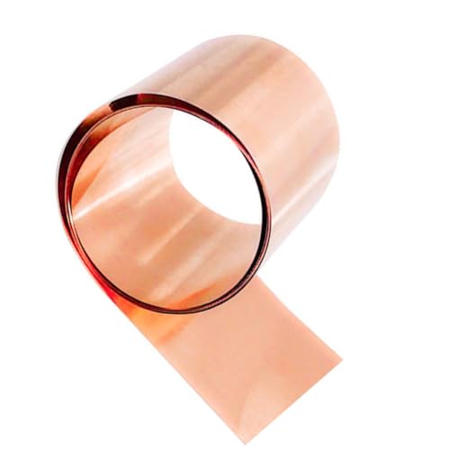 HAOTAISH T2 Kupferband Kupferfolie Für Elektronische Komponenten Dachabdichtungsmaschinen Heimwerken, Breite 250mm, Länge 1m,0.1×250mm von HAOTAISH