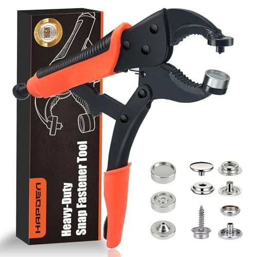 Druckknopf Set Mit Zange, Verstellbares Druckknopf-Setter-Werkzeug, EnthäLt 40 SäTze 15-Mm-DruckknöPfe FüR Bootsabdeckungen, Reparieren Von Segeltuch, NäHen,Planen Ersetzen Von MetallverschlüSsen Druckknopf Set Mit Zange, Verstellbares Druckknopf-Setter-Werkzeug, EnthäLt 40 SäTze 15-Mm-DruckknöPfe FüR Bootsabdeckungen, Reparieren Von Segeltuch, NäHen,Planen Ersetzen Von MetallverschlüSsen von HAPDEN