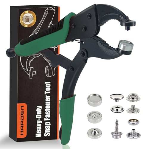 Druckknopf Set Mit Zange, Verstellbares Druckknopf-Setter-Werkzeug, EnthäLt 40 SäTze 15-Mm-DruckknöPfe FüR Bootsabdeckungen, Reparieren Von Segeltuch, NäHen,Planen Ersetzen Von MetallverschlüSsen Druckknopf Set Mit Zange, Verstellbares Druckknopf-Setter-Werkzeug, EnthäLt 40 SäTze 15-Mm-DruckknöPfe FüR Bootsabdeckungen, Reparieren Von Segeltuch, NäHen,Planen Ersetzen Von MetallverschlüSsen von HAPDEN